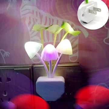 Automatic LED Mushroom Night Light