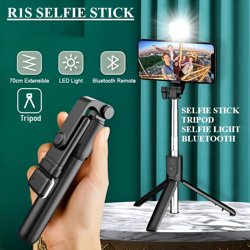 R1S 4-in-1 Wireless Bluetooth Selfie Stick