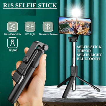 R1S 4-in-1 Wireless Bluetooth Selfie Stick