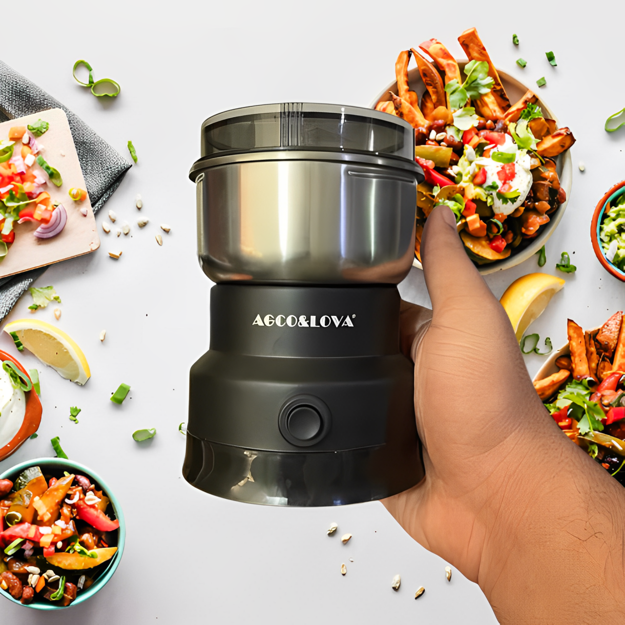 Multifunctional 400W Stainless Steel Grinder