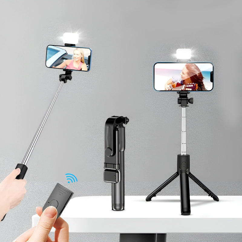 R1S 4-in-1 Wireless Bluetooth Selfie Stick